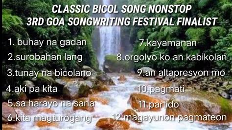 bicol songs list.